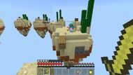 Choosing fights is wise in Minecraft Skywars (Image via Hypixel)